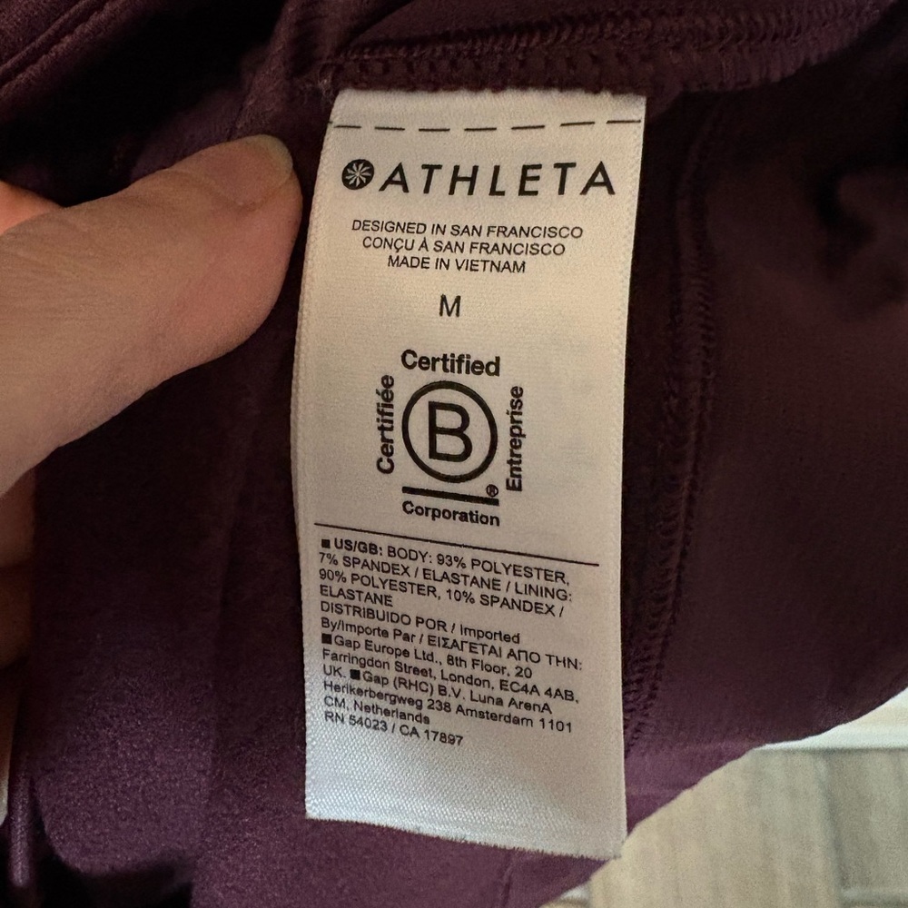 Athleta Unstoppable Fleece Lined Full Zip Jacket Cleveland Cavaliers Logo Size M - Picture 6 of 6